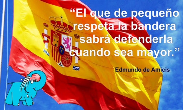 Una Frase de Edmundo de Amicis sobre el respeto a La Bandera, en La Frase del Día